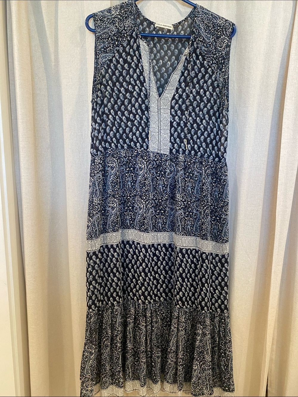 Ulla Johnson Silk Maxi Dress 6 Medium